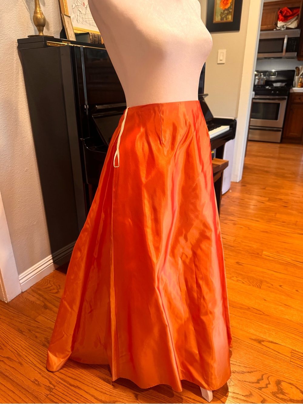 Vintage iridescent Taffeta Skirt